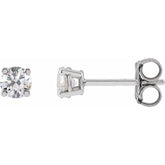 14K White Gold 1/6 CTW Lab-Grown Diamond Earrings