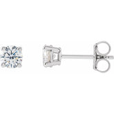 14K White Gold 1/4 CTW Lab-Grown Diamond Earring
