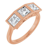 10K Rose Gold 1 1/2 CTW Lab-Grown Diamond Anniversary Band