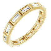 10K Yellow Gold 3/8 CTW Lab-Grown Diamond Eternity Band Size 4.75