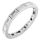 10K White Gold 1/2 CTW Lab-Grown Diamond Eternity Band Size 7