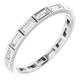 10K White Gold 1/2 CTW Lab-Grown Diamond Eternity Band Size 9