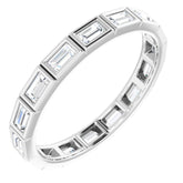 10K White Gold 9/10 CTW Lab-Grown Diamond Eternity Band Size 9