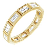 10K Yellow Gold 1 1/5 CTW Lab-Grown Diamond Eternity Band Size 6.25