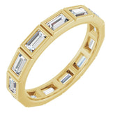 10K Yellow Gold 1 1/4 CTW Lab-Grown Diamond Eternity Band Size 7