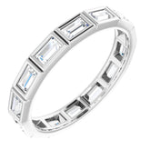 10K White Gold 1 3/8 CTW Lab-Grown Diamond Eternity Band Size 8.75