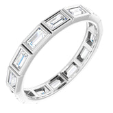 10K White Gold 1 3/8 CTW Lab-Grown Diamond Eternity Band Size 9