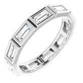10K White Gold 1 1/6 CTW Lab-Grown Diamond Eternity Band Size 6.25