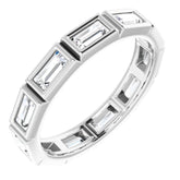 10K White Gold 1 1/6 CTW Lab-Grown Diamond Eternity Band Size 6.75