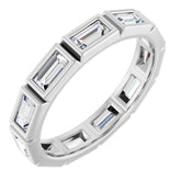 10K White Gold 1 1/6 CTW Lab-Grown Diamond Eternity Band Size 7