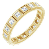10K Yellow Gold 5/8 CTW Lab-Grown Diamond Eternity Band Size 4