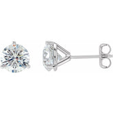 14K White Gold 1 CTW Natural Diamond Stud Earrings