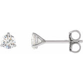 14K White Gold 1/6 CT Lab-Grown Diamond Stud Earrings