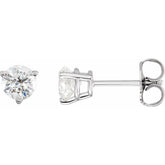 14K White Gold 3/4 CTW Lab-Grown Diamond Earrings
