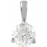 Platinum 1/3 CTW Natural Diamond Pendant