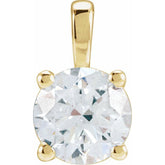 14K Yellow Gold 1 1/4 CTW Natural Diamond Pendant