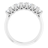 14K White 3/4 CTW Natural Diamond Anniversary Band