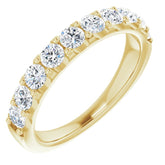 14K Yellow 9/10 CTW Natural Diamond Anniversary Band