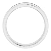 14K White 3/8 CTW Natural Black Diamond Band