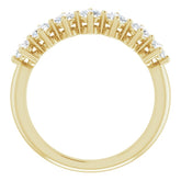 14K Yellow 3/4 CTW Natural Diamond Anniversary Band