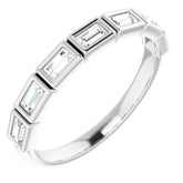 14K White 1/4 CTW Natural Diamond Anniversary Band