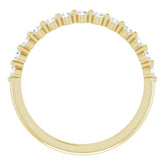 14K Yellow 1/5 CTW Natural Diamond Anniversary Band