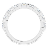 Platinum 1 1/2 CTW Natual Diamond Anniversary Band