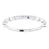 Platinum 1/4 CTW Natual Diamond Anniversary Band