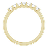 14K Yellow 1/3 CTW Natural Diamond Anniversary Band