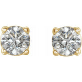 14K Yellow 1/5 CTW Natural Diamond Earrings