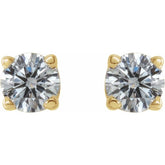 14K Yellow 1/4 CTW Natural Diamond Earrings