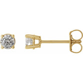 14K Yellow 1/3 CTW Natural Diamond Earrings