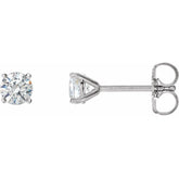 14K White Gold 1 CTW Natural Diamond Cocktail-Style Earrings