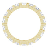 14K Yellow 1 5/8 CTW Natural Diamond Eternity Band Size 5