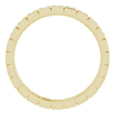 14K Yellow 1/3 CTW Natural Diamond Eternity Band Size 5