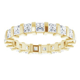 14K Yellow 1 3/4 CTW Natural Diamond Eternity Band Size 6