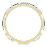 14K Yellow 1 1/3 CTW Natural Diamond Eternity Band Size 6