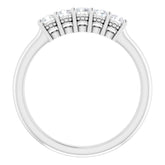 14K White 1/3 CTW Natural Diamond Anniversary Band