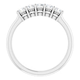 14K White 1/3 CTW Natural Diamond Anniversary Band