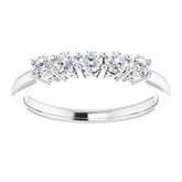 Platinum 1/3 CTW Natural Diamond Anniversary Band