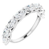 Platinum 2 CTW Natural Diamond Anniversary Band