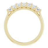 14K Yellow 3/4 CTW Natural Diamond Anniversary Band