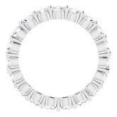 14K White 1 7/8 CTW Natural Diamond Eternity Band Size 7