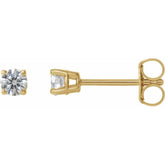 14K Yellow 1/4 CTW Natural Diamond Earrings