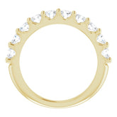 14K Yellow 1 1/5 CTW Natural Diamond Anniversary Band