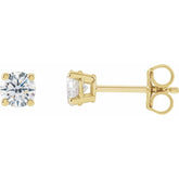 14K Yellow 1/2 CTW Lab-Grown Diamond Earrings
