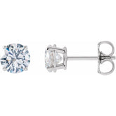 14K White 1 1/4 CTW Lab-Grown Diamond Earrings