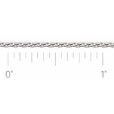 Sterling Silver 1.5 mm Wheat Chain by the Inch