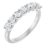 Platinum 5/8 CTW Lab-Grown Diamond Anniversary Band