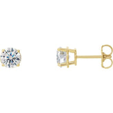 14K Yellow 1/3 CTW Natural Diamond Earrings